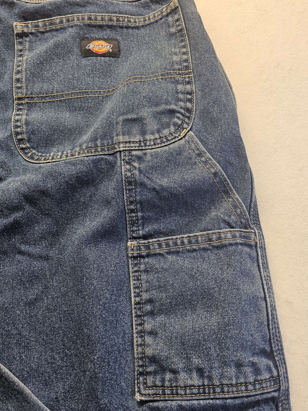 Dickies Men's Blue Relaxed Carpenter Jeans See Measurements In Discription.
